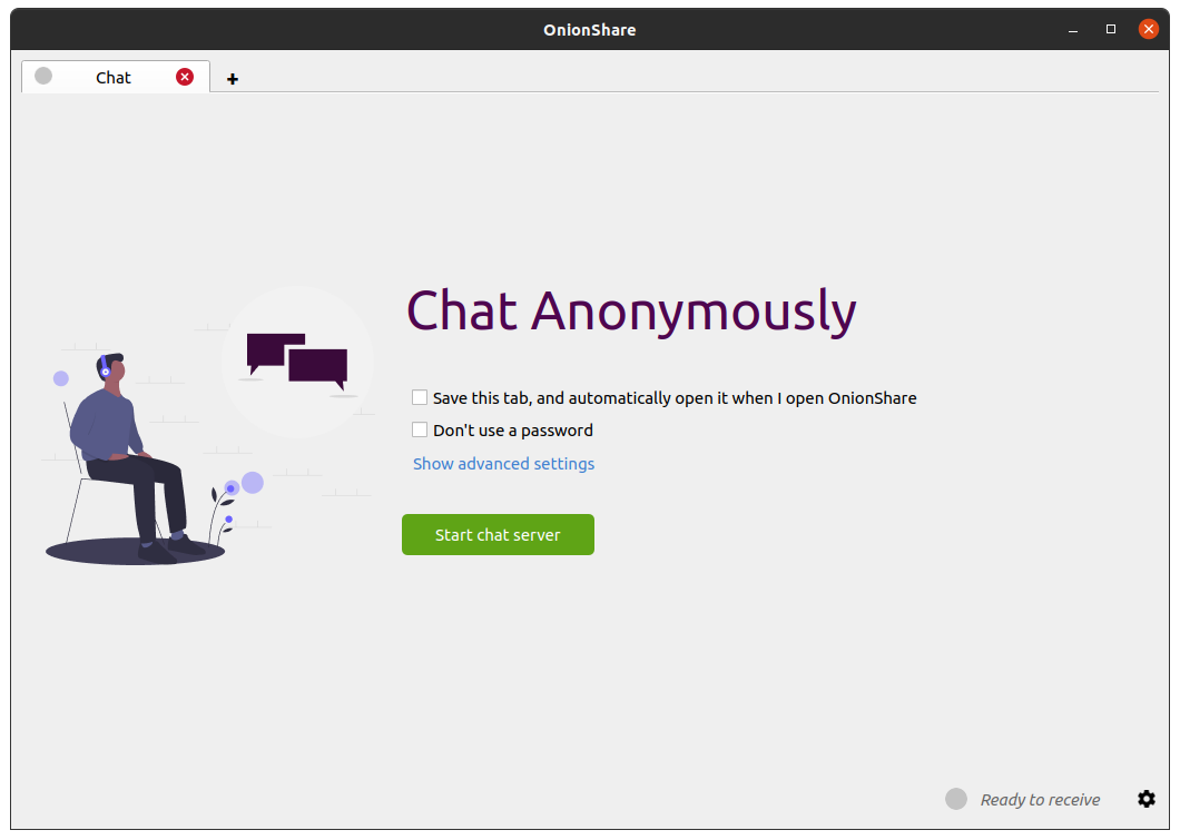 OnionShare 2.3 adds tabs, anonymous chat, better command line support, and quite a bit more